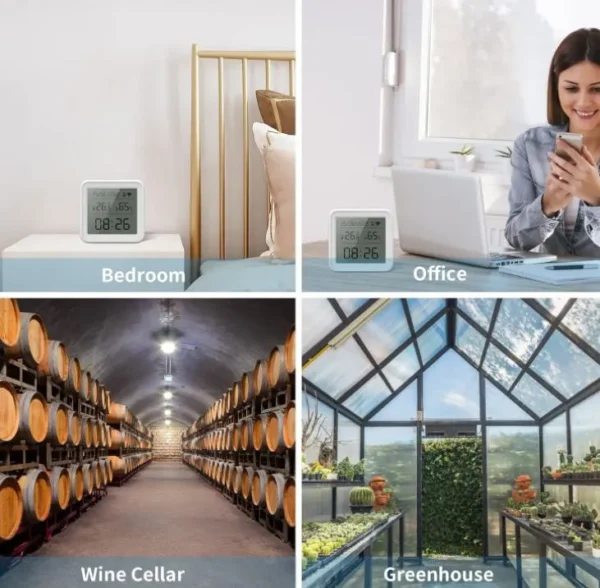 🌡️ Termómetro eMylo Zigbee con Sensor de Humedad y Alerta para Hogar Inteligente 🏠 - Imagen 2